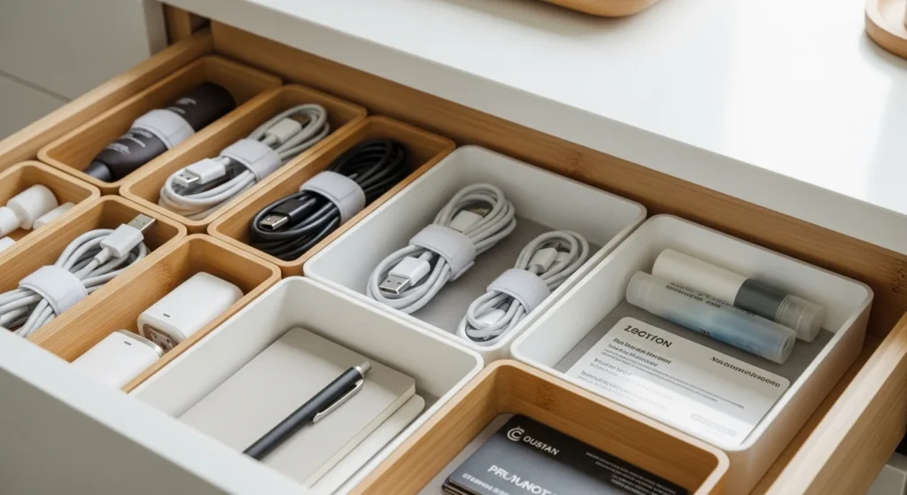 small area decluttering drawer organization tidy calm home