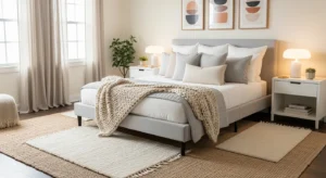 bedroom rug decor ideas cozy modern bedroom rugs aesthetic design inspiration