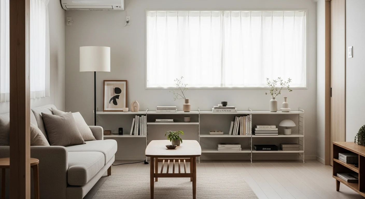 calm decluttering habits tidy home minimalist organized living space