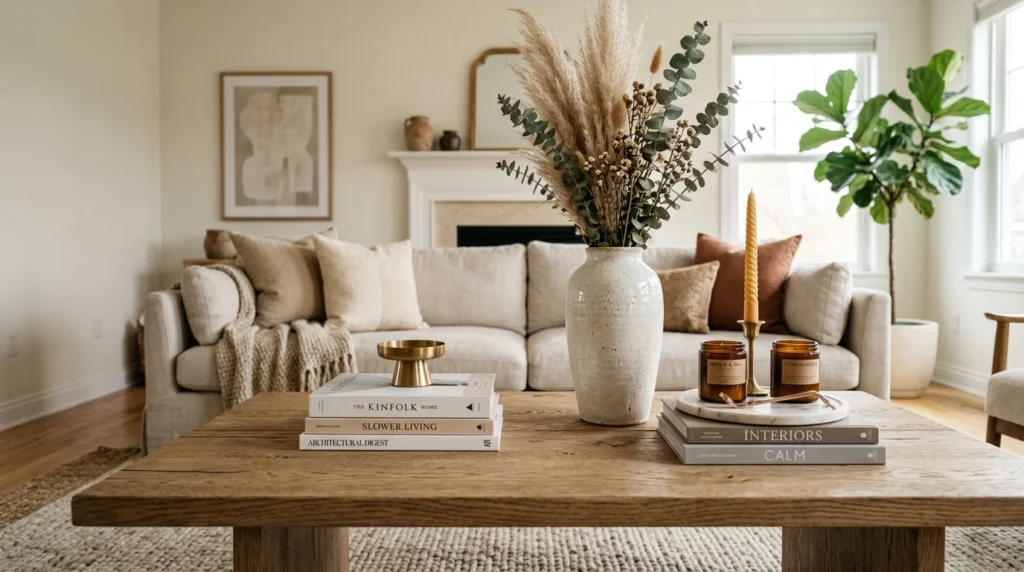 Height Variation for Coffee Table Decor