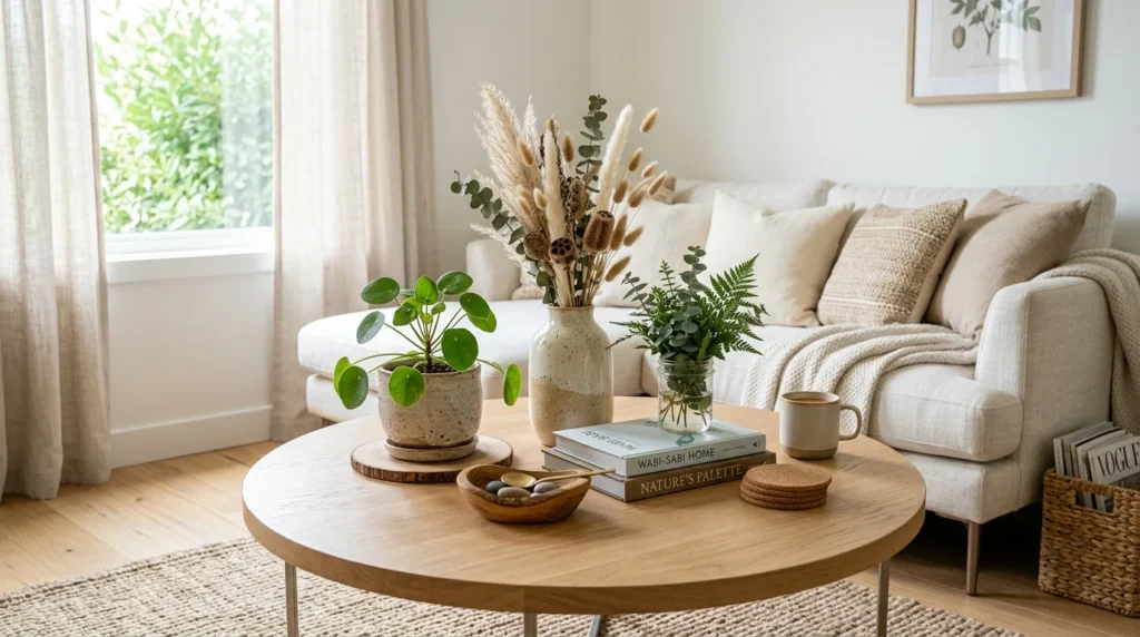 Greenery for Coffee Table Styling