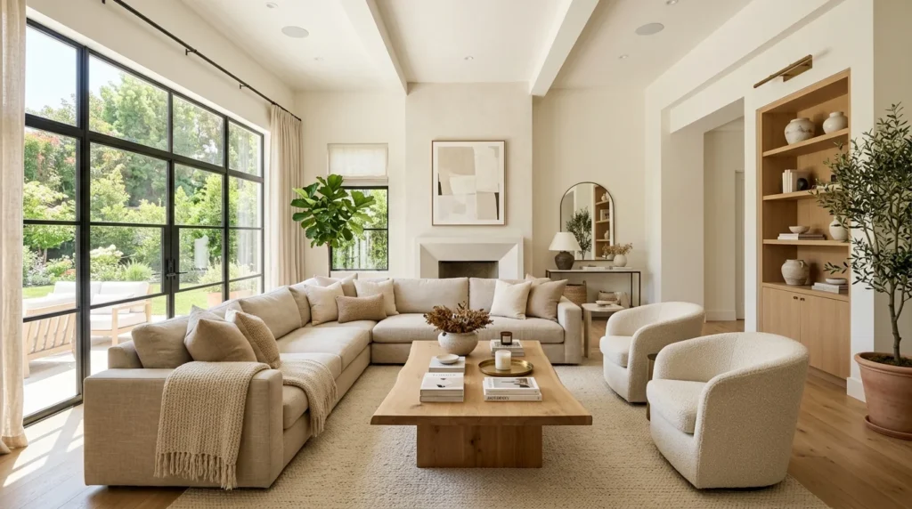 What Colors Make a Living Room Look More Spacious and Bright