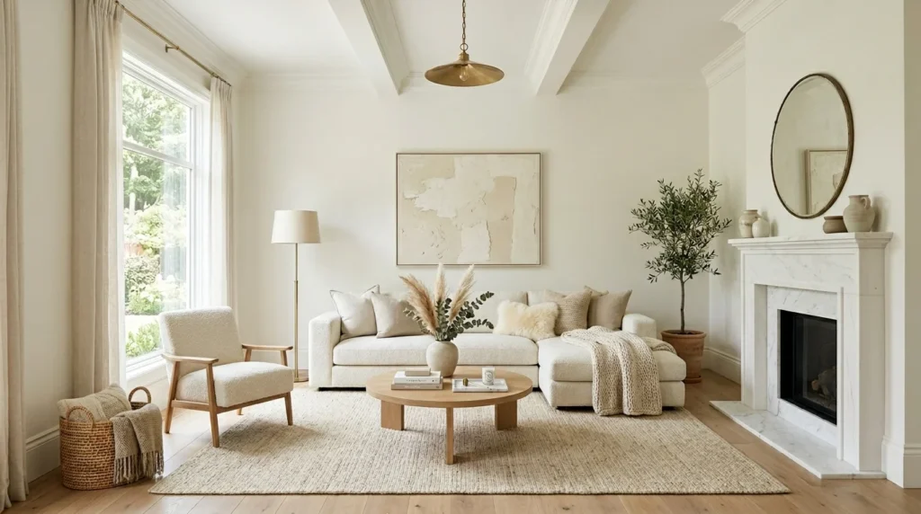 Monochromatic Living Room Design Ideas