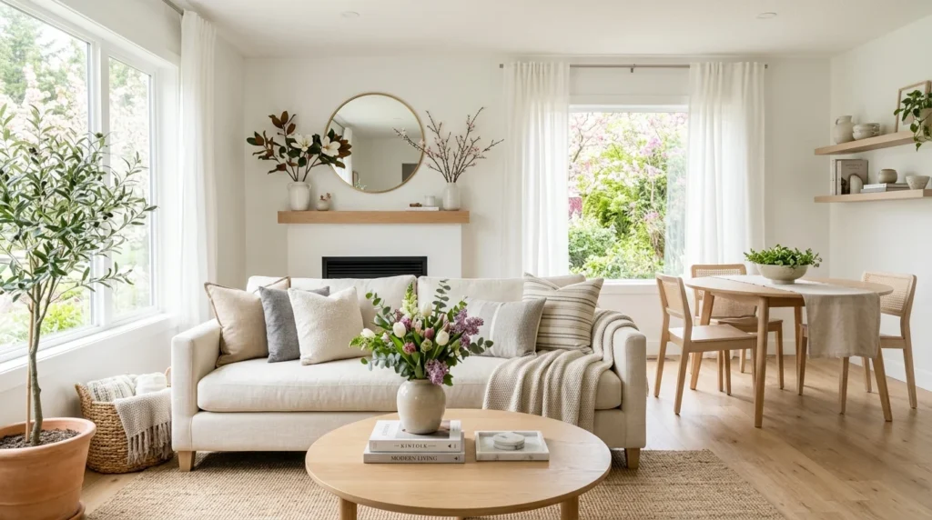 light spring home accessories bright airy modern interior decor