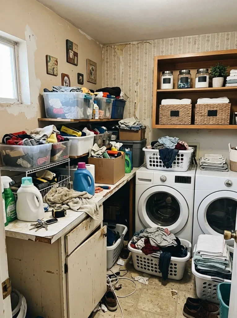 Common budget renovation mistakes in a laundry room.