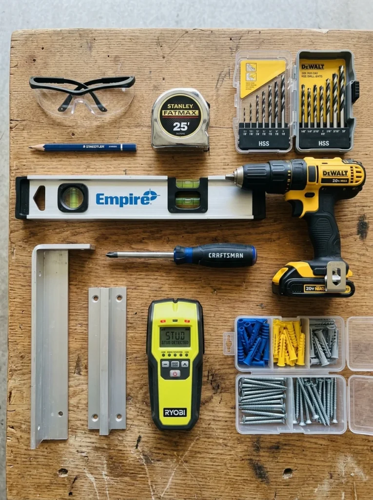 Comparison of drywall, plaster, brick, and concrete wall anchor solutions.