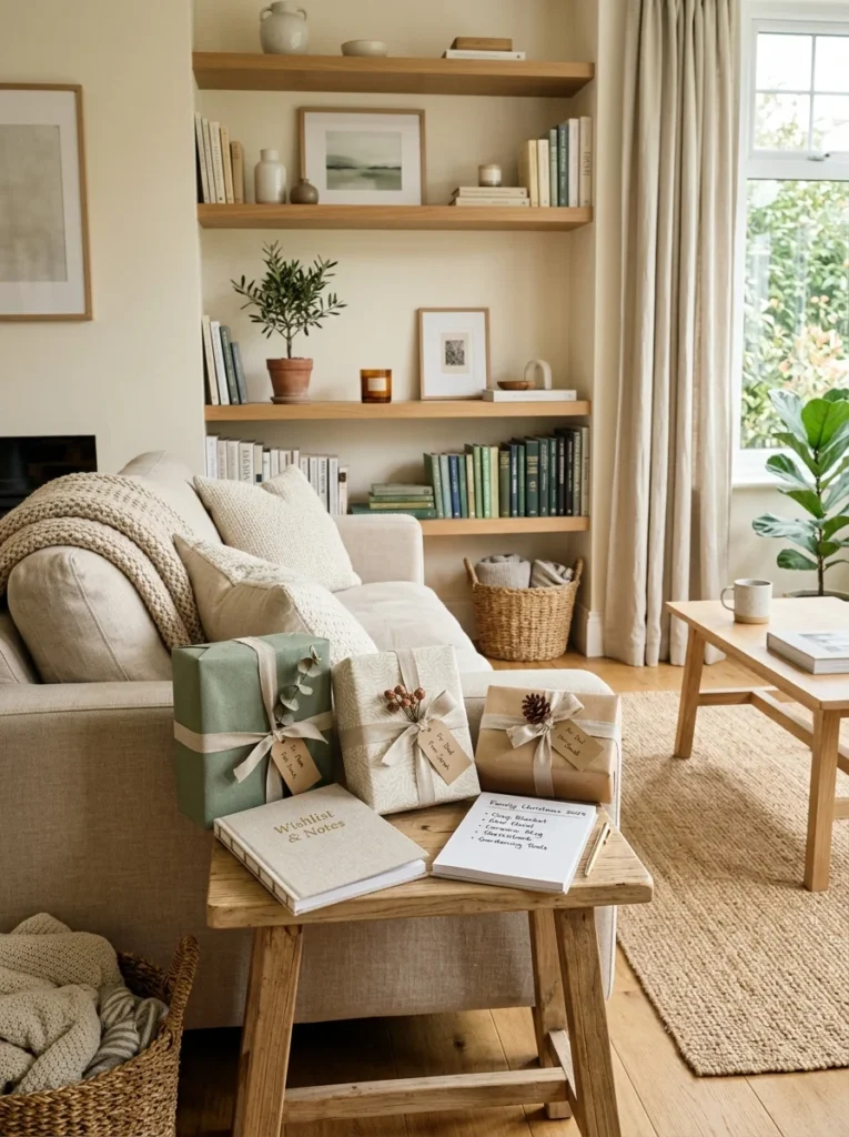 Minimalist family gift ideas focusing on meaningful presents instead of excess.