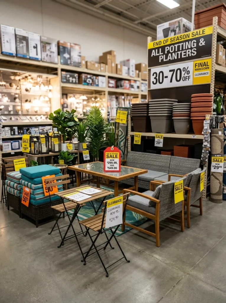 Clearance outdoor furniture shopping for balcony decor.